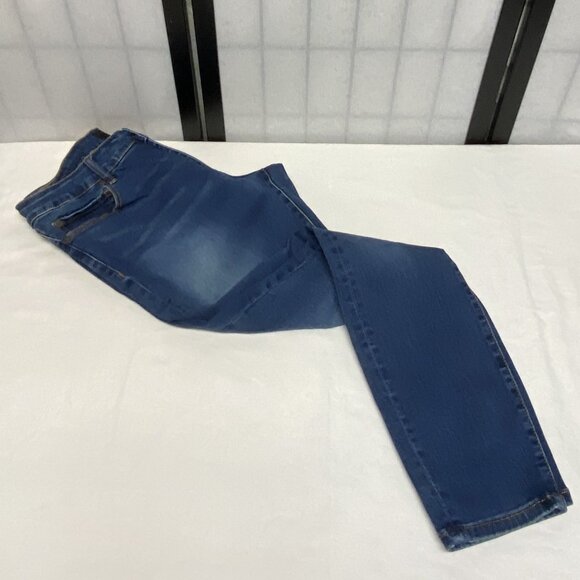 Tahari Mid Rise Chloe Fit Solution Stretch Skinny Denim Jeans Faded Medium Wash - Picture 8 of 16